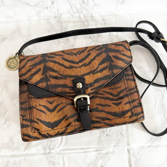 PATRICIA NASH 10th Anniversary Cassano Tiger Print Crossbody Bag - Picture 1 of 8